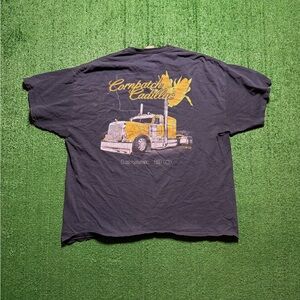 Iowa 80 Trucking Black Tee Size 2XL
(Ripped)